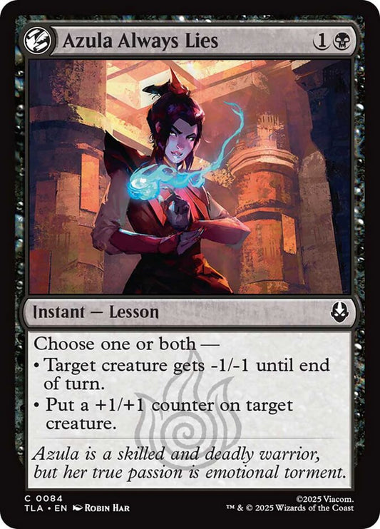 Azula Always Lies Foil