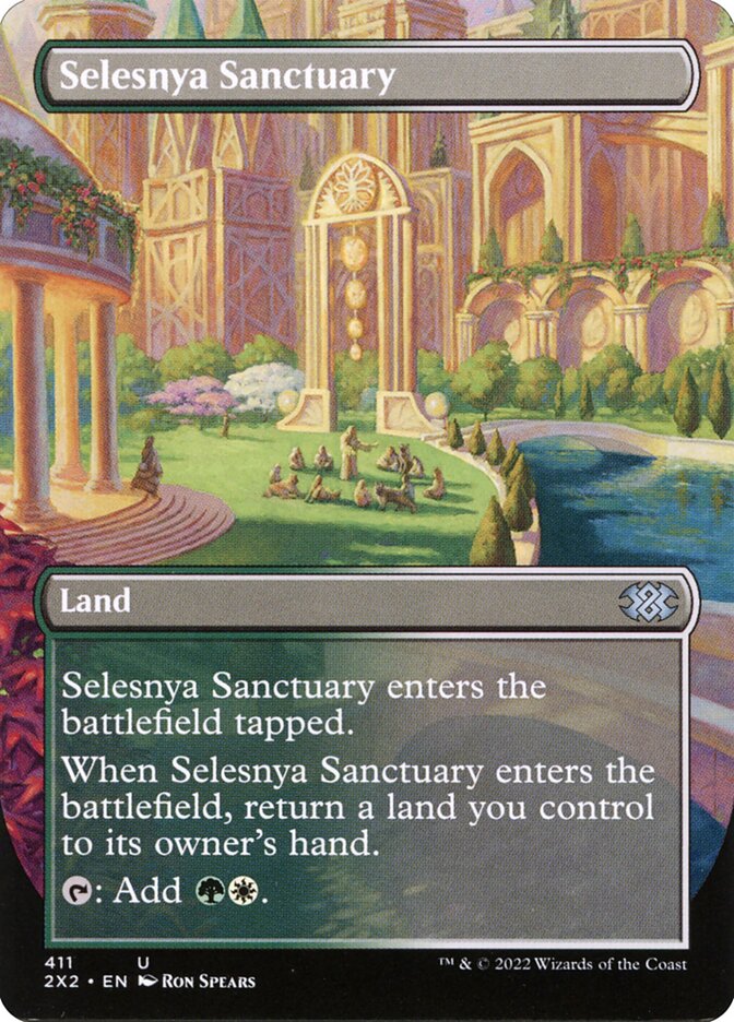 Selesnya Sanctuary Borderless Foil