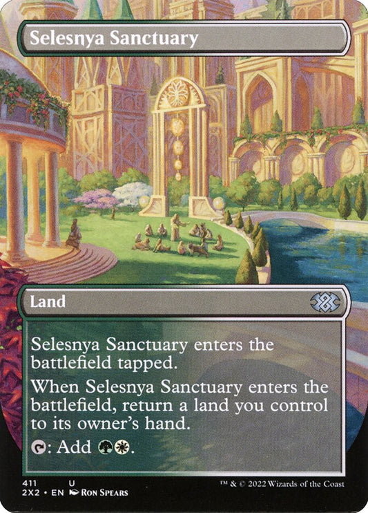 Selesnya Sanctuary Borderless Foil