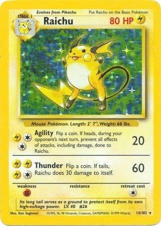 Raichu foil