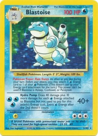 Blastoise foil