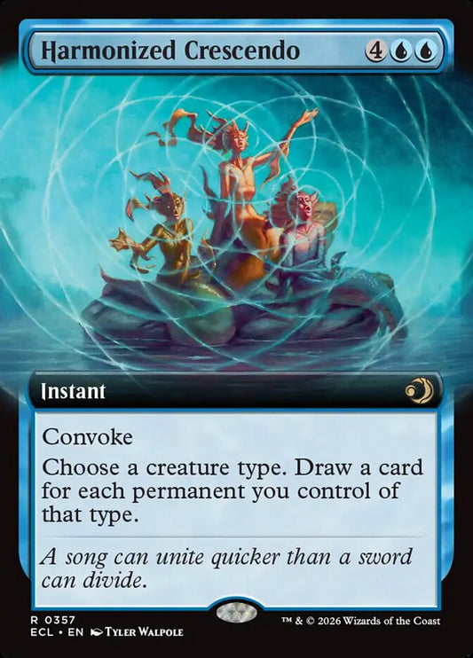 Harmonized Crescendo Extended Art