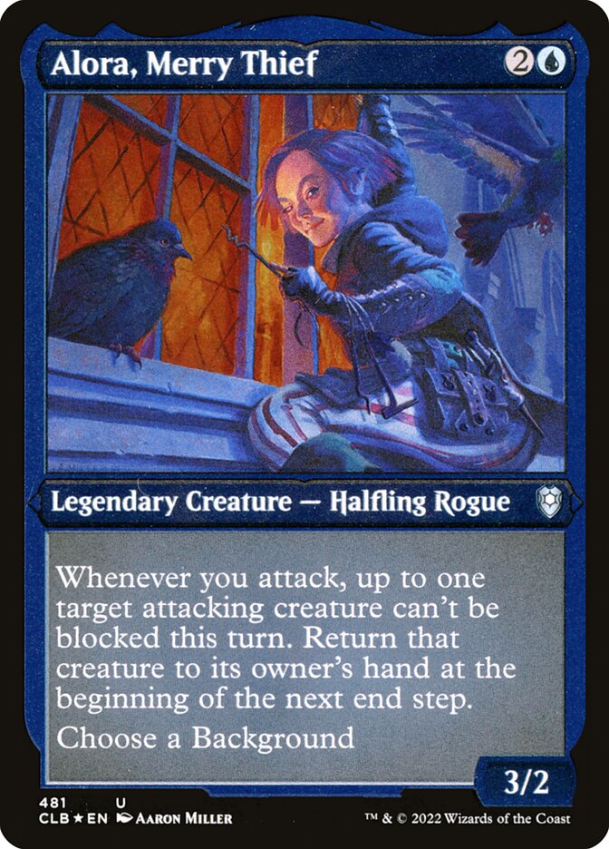 Alora, Merry Thief Etched Foil