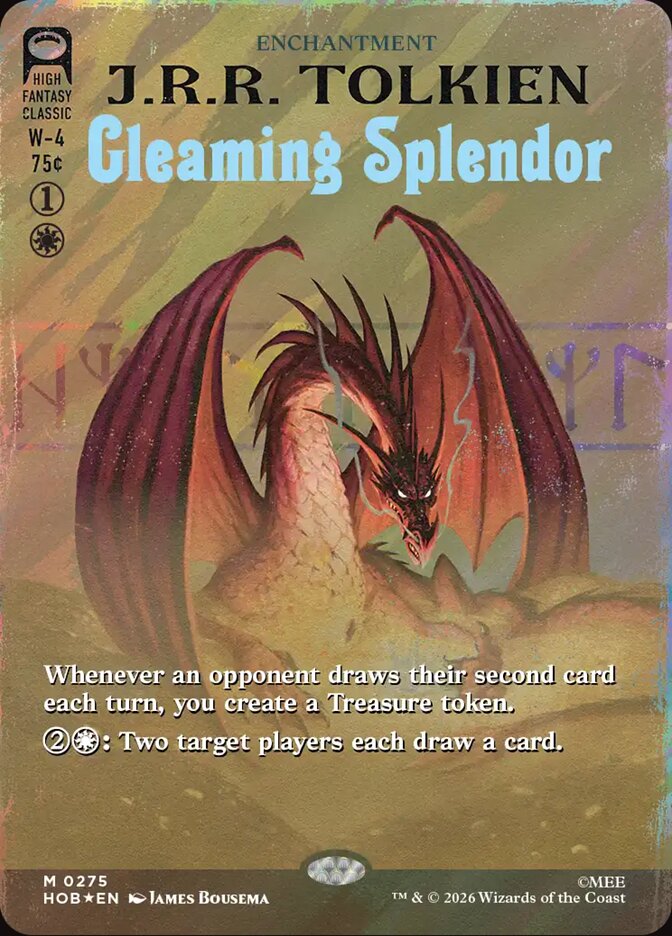 Gleaming Splendor Book Cover Surge Foil