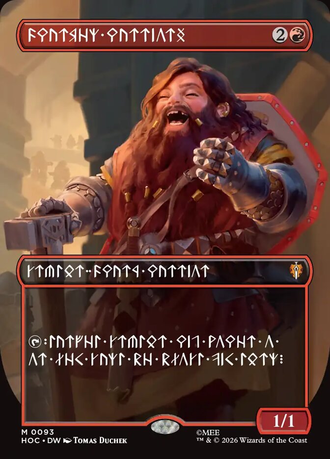 Dwarven Warriors Dwarvish