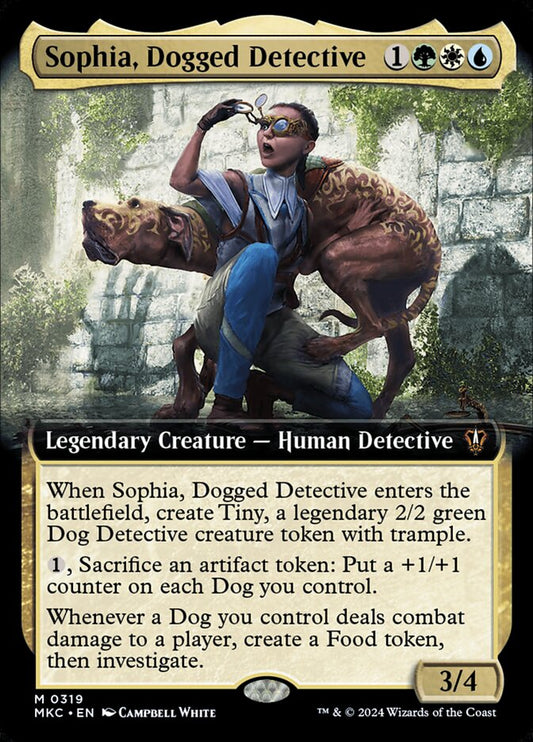Sophia, Dogged Detective Extended Art