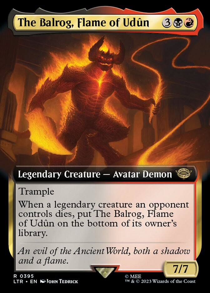 The Balrog, Flame of Udûn Extended Art