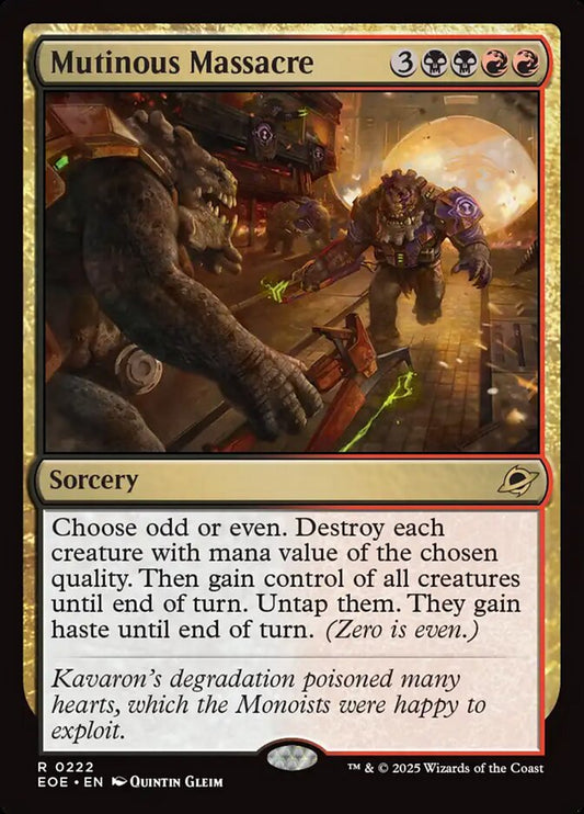 Mutinous Massacre Foil