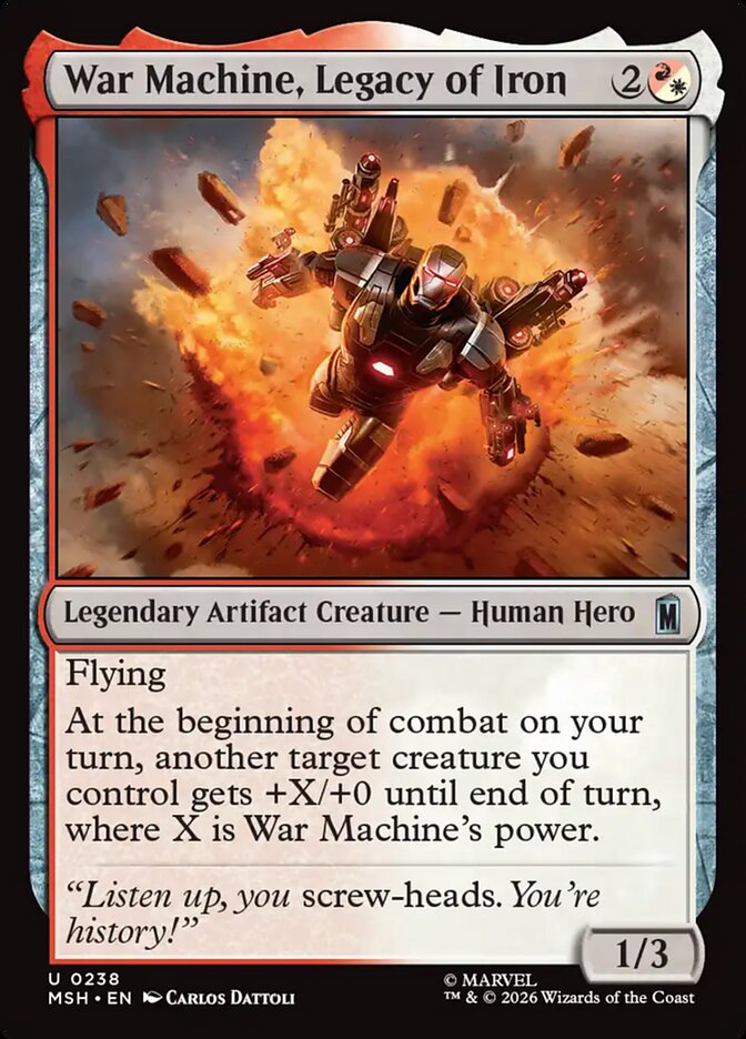 War Machine, Legacy of Iron Foil