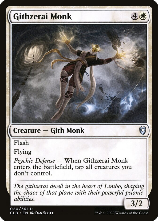 Githzerai Monk Foil