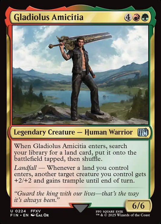 Gladiolus Amicitia Foil