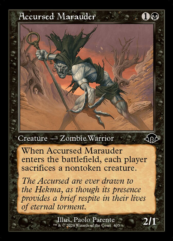 Accursed Marauder Retro Frame Foil