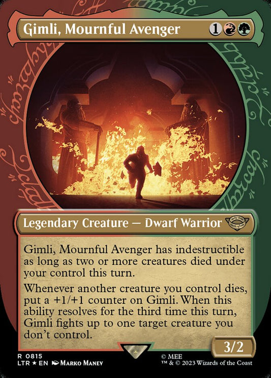 Gimli, Mournful Avenger Showcase Foil