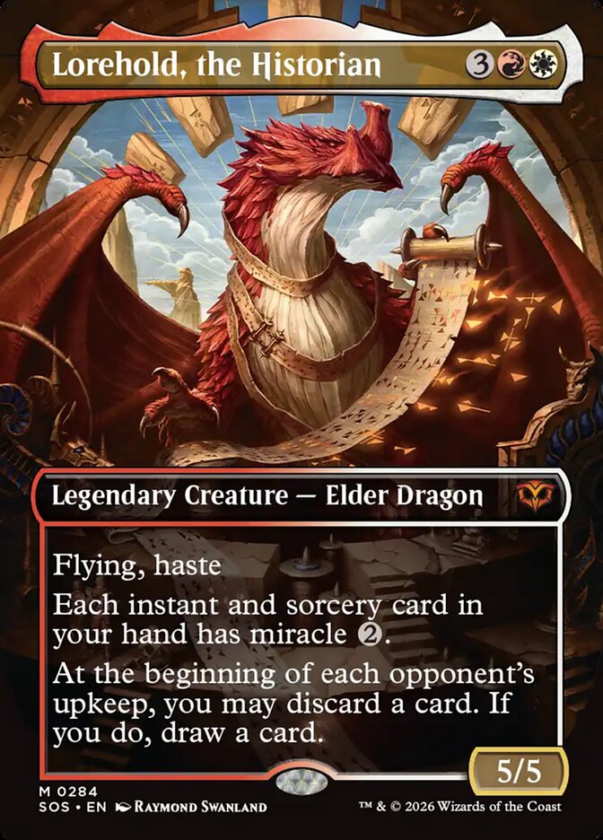 Lorehold, the Historian Borderless Foil