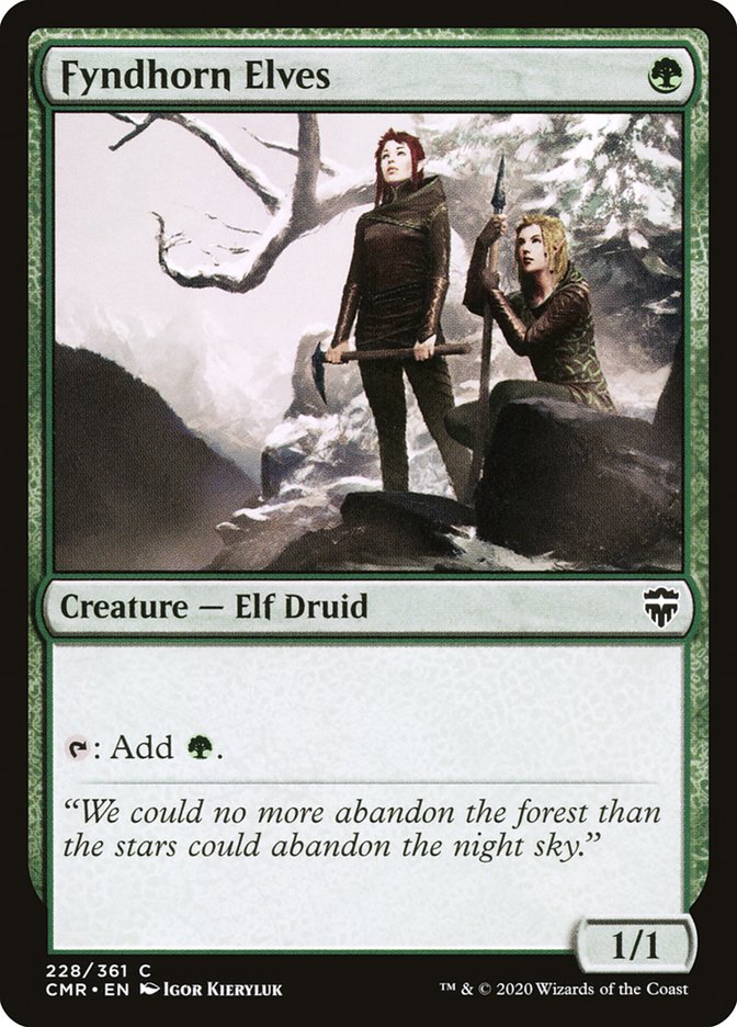 Fyndhorn Elves Foil