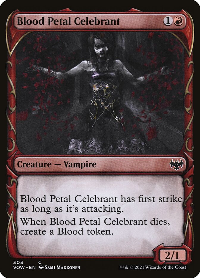 Blood Petal Celebrant Showcase Foil