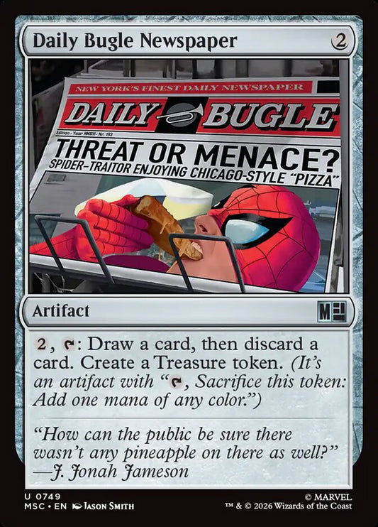 Daily Bugle Newspaper Foil