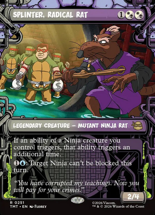 Splinter, Radical Rat Sewer Frame