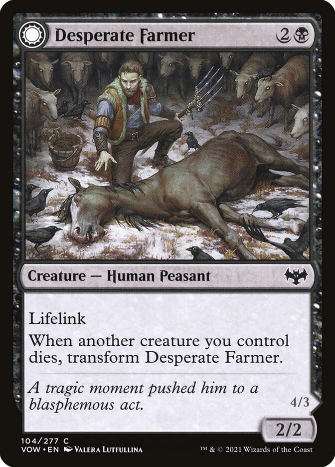 Desperate Farmer // Depraved Harvester Foil