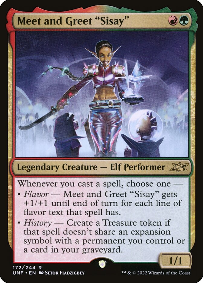 Meet and Greet "Sisay" Galaxy Foil