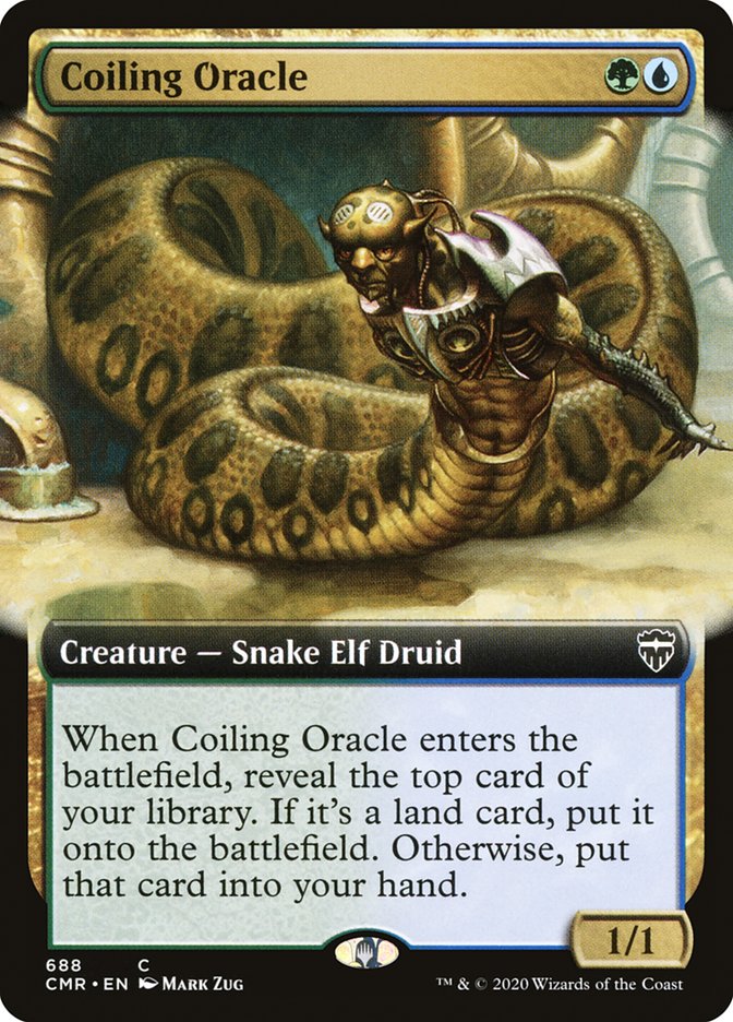 Coiling Oracle Extended Art Foil