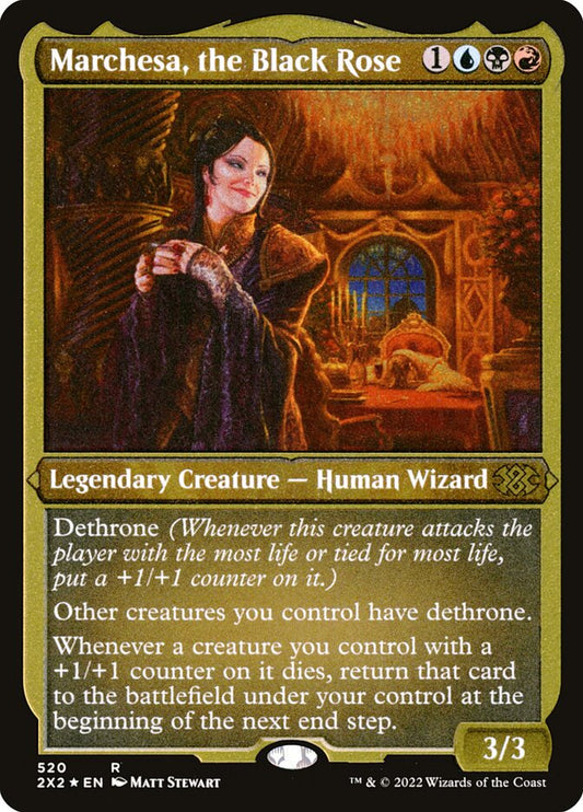 Marchesa, the Black Rose Etched Foil