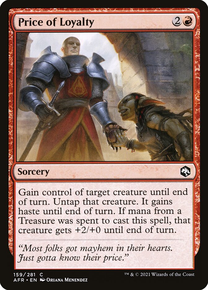 Price of Loyalty Foil