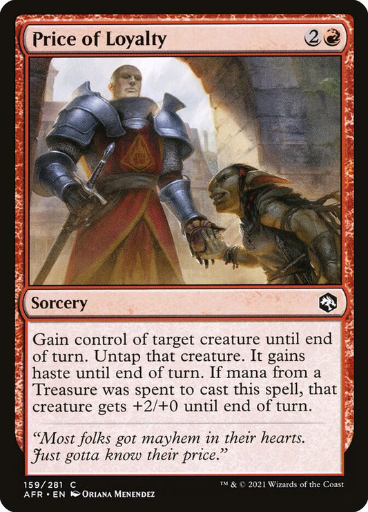 Price of Loyalty Foil