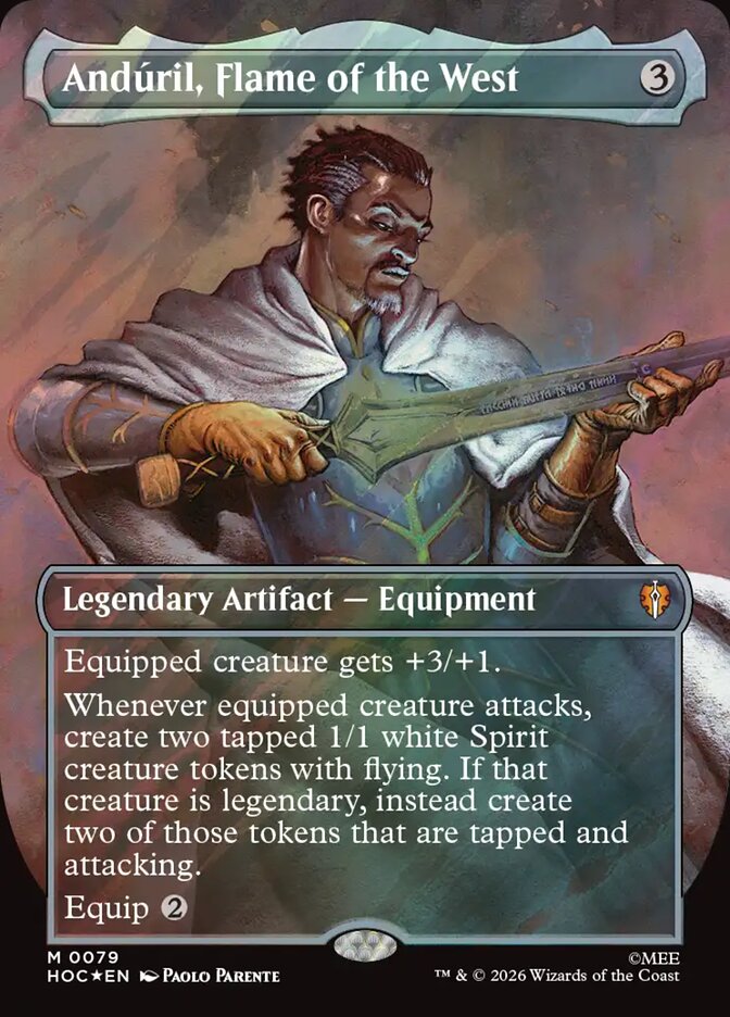 Andúril, Flame of the West Classic Artist Surge Foil