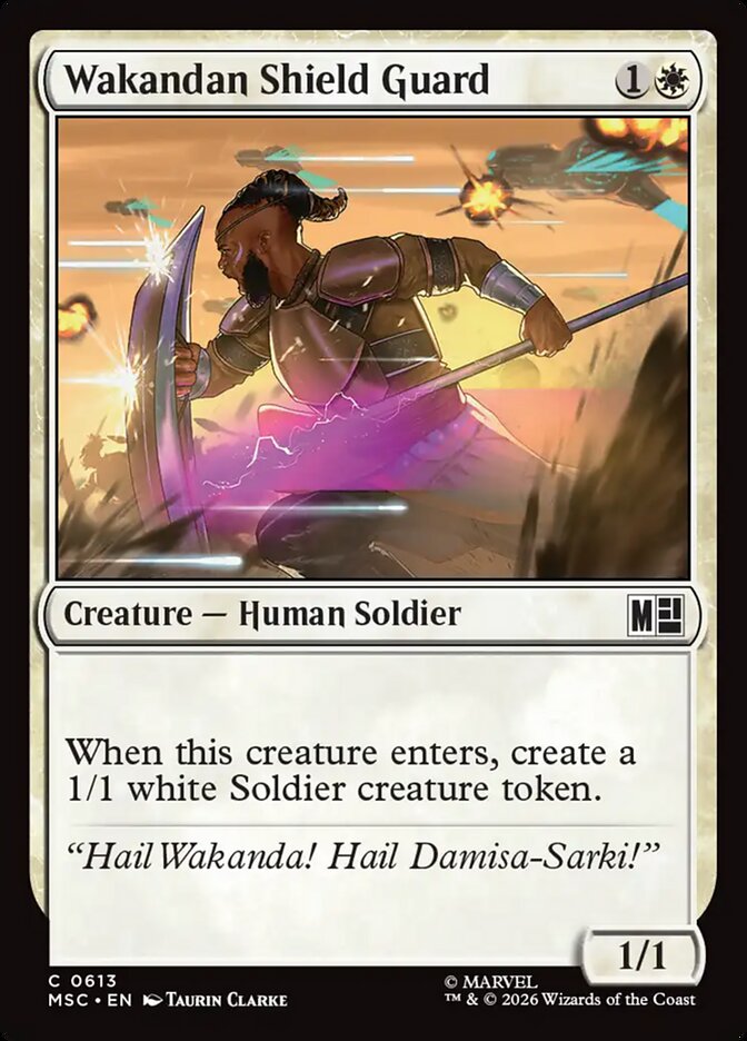Wakandan Shield Guard Foil