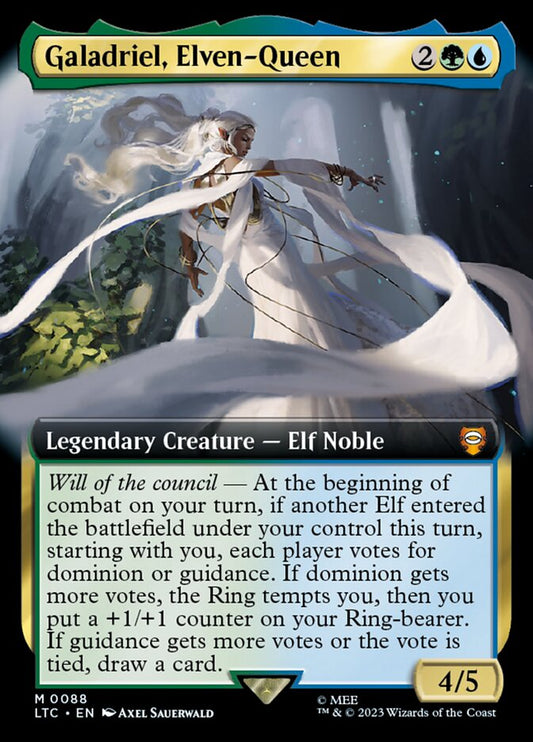 Galadriel, Elven-Queen Extended Art Foil