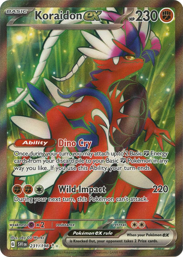 Koraidon ex Full Art foil