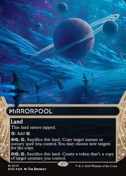 Mirrorpool Borderless Stellar Sights Galaxy Foil