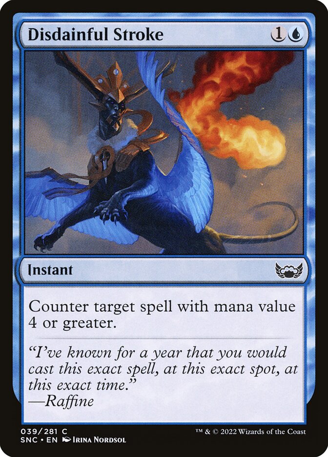 Disdainful Stroke Foil