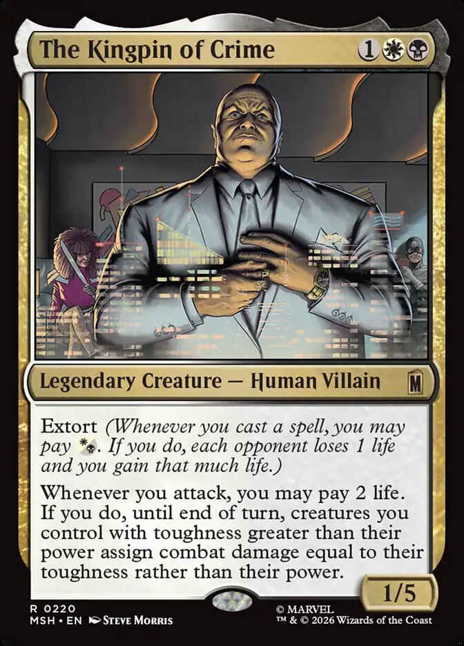 The Kingpin of Crime Foil