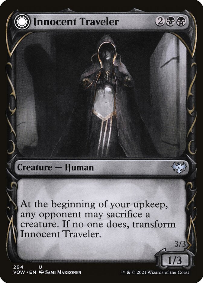 Innocent Traveler // Malicious Invader Showcase Foil
