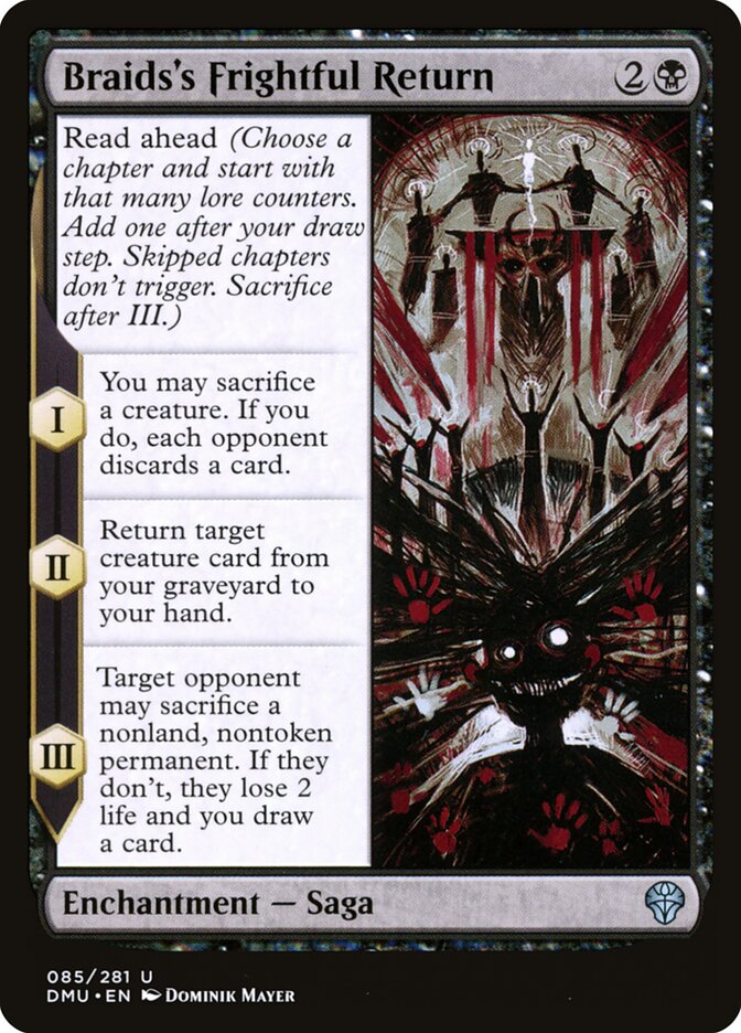 Braids's Frightful Return Foil