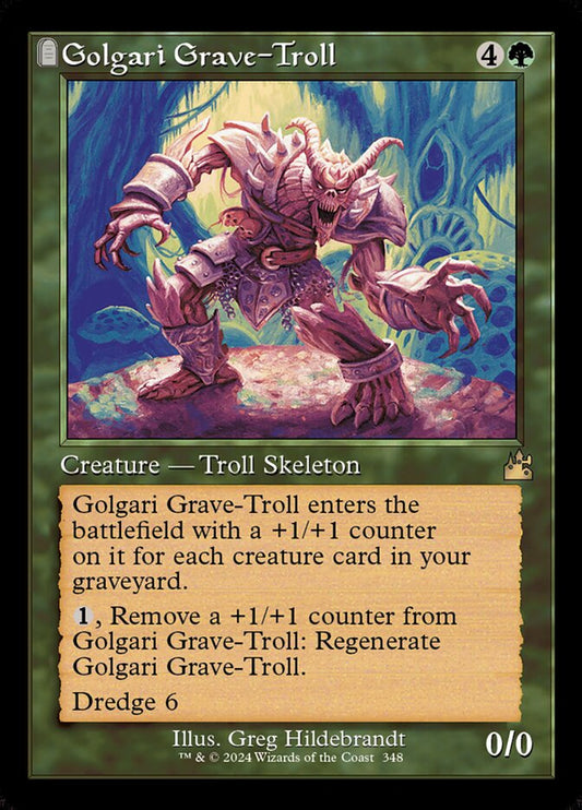 Golgari Grave-Troll Retro Frame