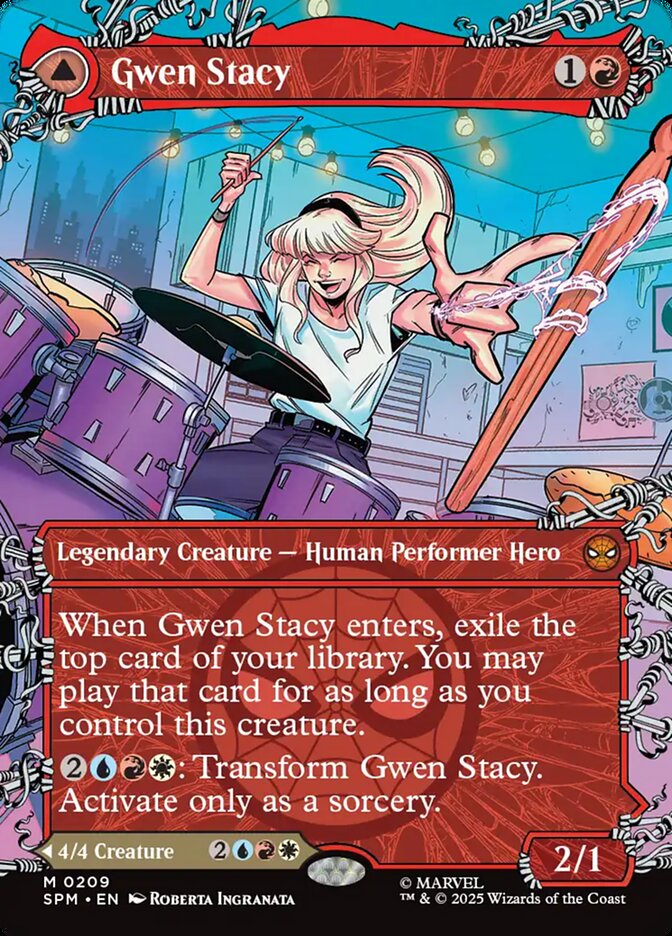 Gwen Stacy // Ghost-Spider Borderless Foil