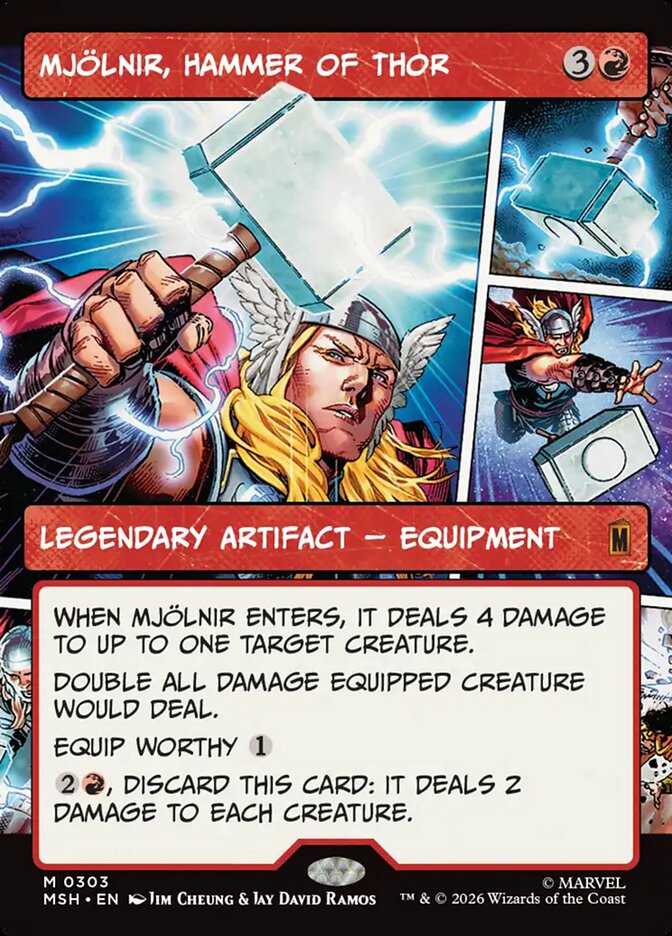 Mjölnir, Hammer of Thor Showcase Foil