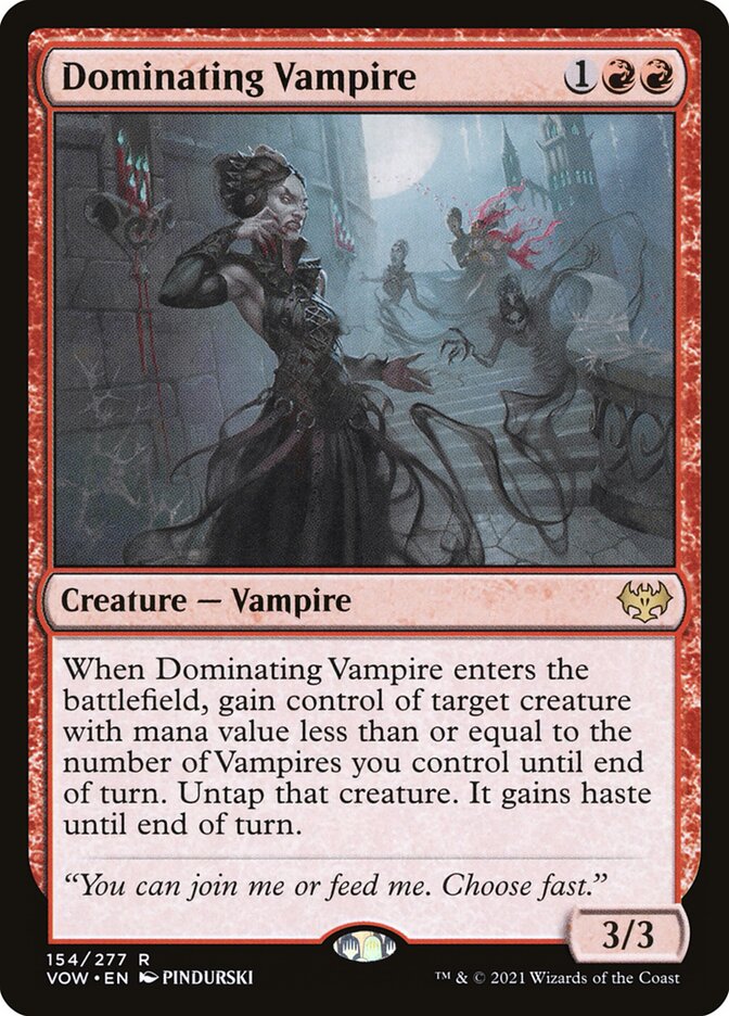 Dominating Vampire Foil