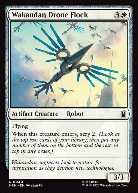 Wakandan Drone Flock Foil