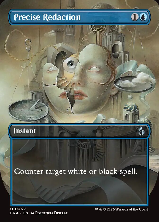 Precise Redaction Braintwister