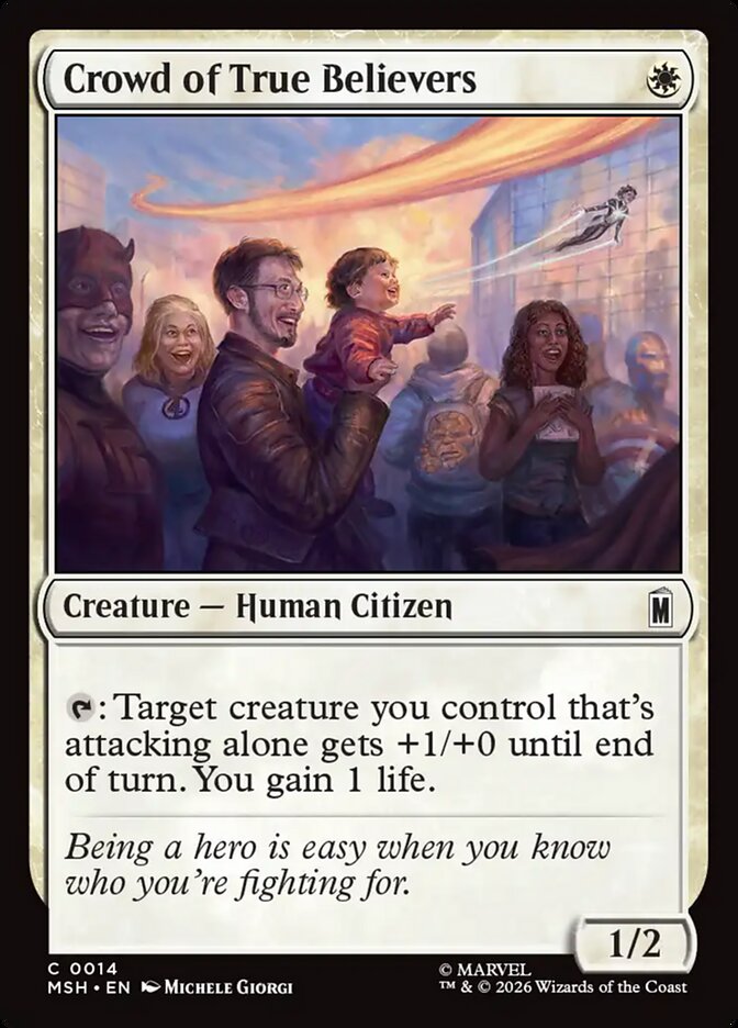 Crowd of True Believers Foil