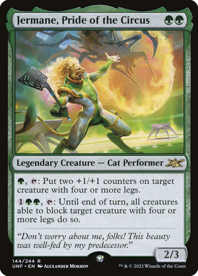 Jermane, Pride of the Circus Galaxy Foil