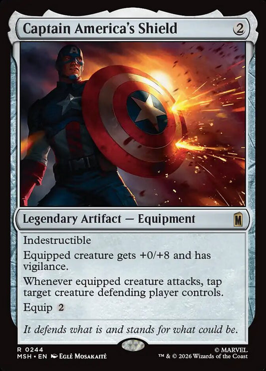 Captain America's Shield Foil