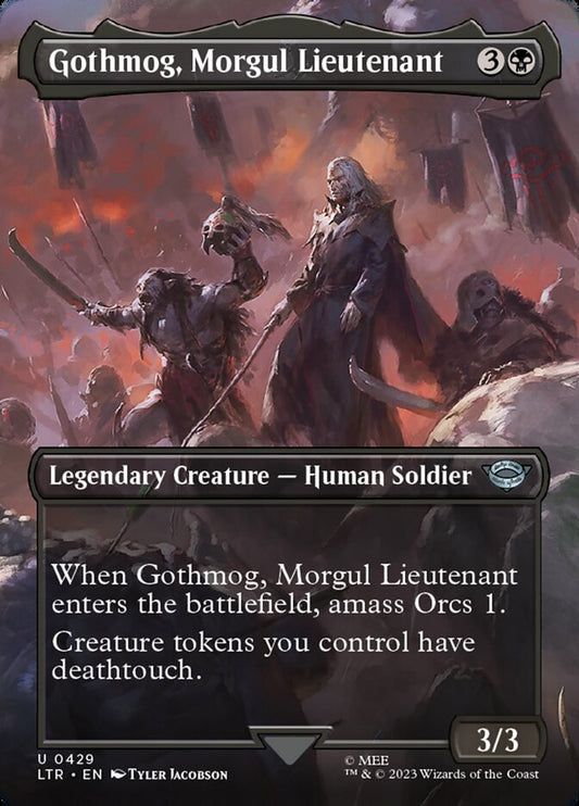 Gothmog, Morgul Lieutenant Borderless Foil