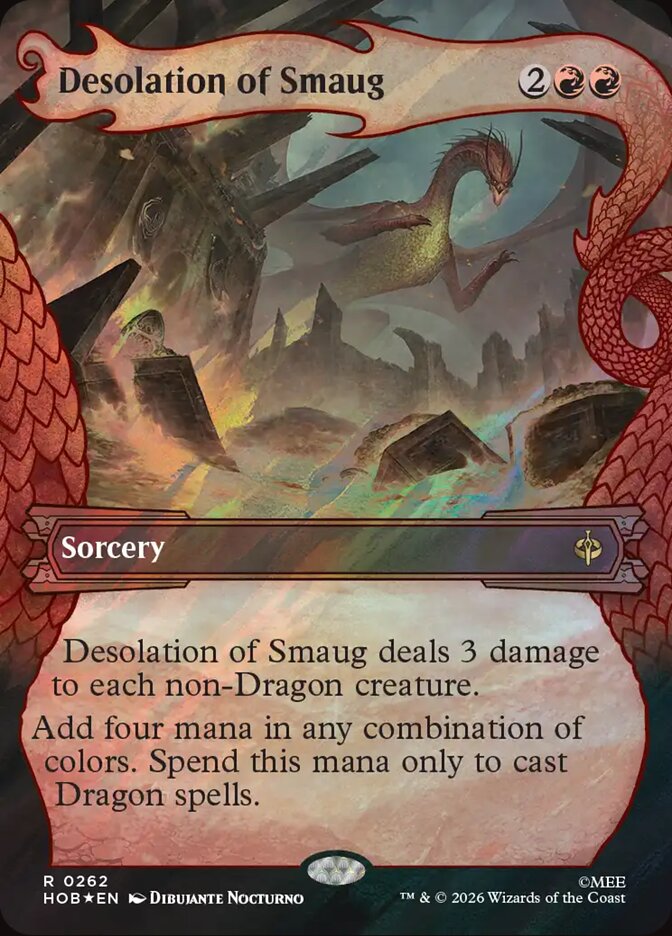 Desolation of Smaug Dragon Frame Surge Foil