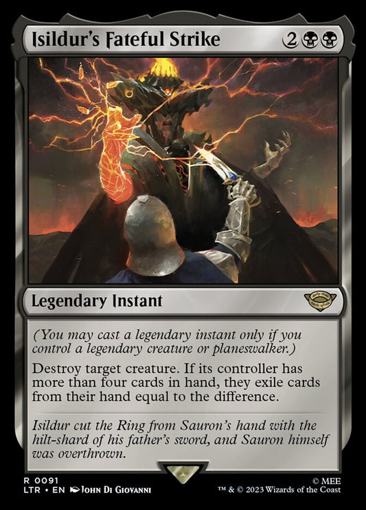 Isildur's Fateful Strike Foil