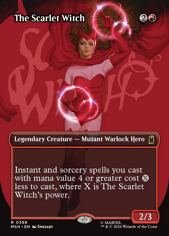 The Scarlet Witch Borderless Logo